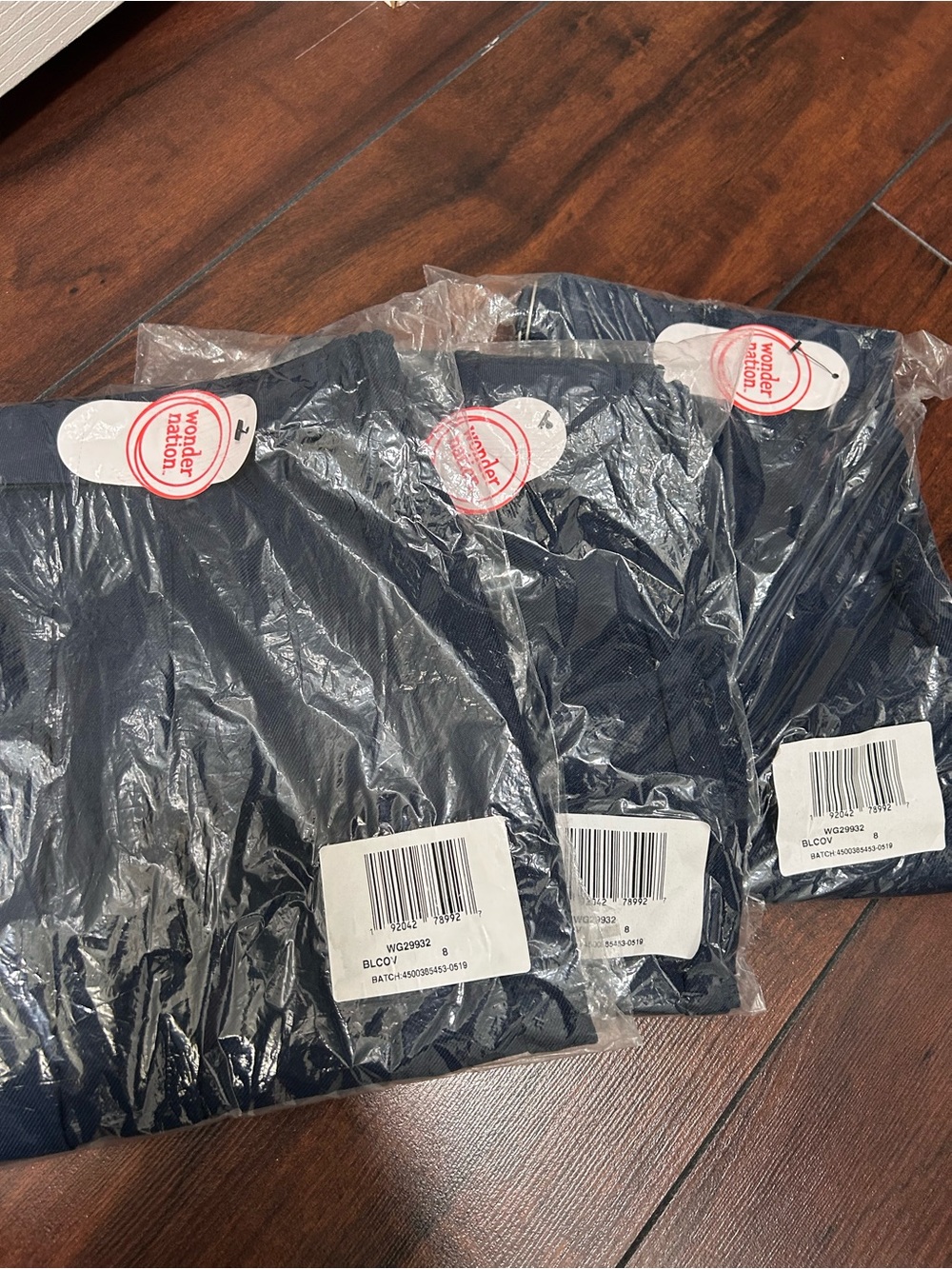 Wonder Nation Navy Kids Tops - Set of 3 Package